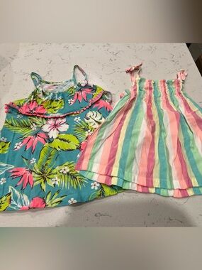 (2) Carter’s Girls 2T tank tops